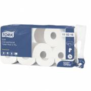 Toiletpapir, Tork T4, 3-lags, 29,5m x 9,4cm, &Atilde;&tilde;11,7cm, hvid, 100% nyfiber