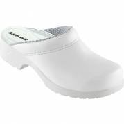 Tr&Atilde;&brvbar;sko, Euro-Dan Flex, 35, hvid, SRC, O1, uden h&Atilde;&brvbar;lkappe, stigegreb, vidde 13