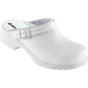 Tr&Atilde;&brvbar;sko, Euro-Dan Flex, 47, hvid, SRC, O1, uden h&Atilde;&brvbar;lkappe, h&Atilde;&brvbar;lrem, stigegreb, vidde 13