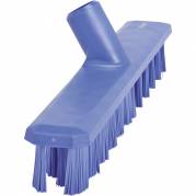 Gulvskrubbe, Vikan, lilla, PP/polyester/glas, 40 cm, stive b&oslash;rsteh&aring;r, UST