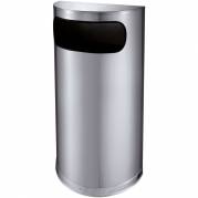 Affaldsspand, 225x450x820mm, 35 l, gr&Atilde;&yen;, rustfrit st&Atilde;&yen;l, 1-rums, med inderspand i plast