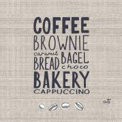 Frokostserviet, Duni Bakery, 3-lags, 1/4 fold, 33x33cm, greige, nyfiber *Denne vare tages ikke retur*