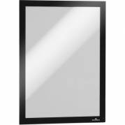 Selvkl&Atilde;&brvbar;bende skifteramme, sort, Duraframe A4