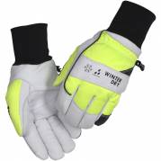 Gedeskindshandske, THOR Winter Dry Rib, 9, hvid, gedeskind, 100% vandt&Atilde;&brvbar;t