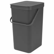Affaldsspand, Brabantia Sort & Go, 16 l, gr&Atilde;&yen;, plast *Denne vare tages ikke retur*