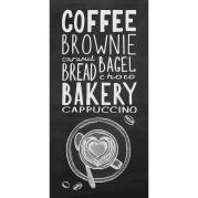 Middagsserviet, Duni Cocina, 3-lags, 1/8 fold, 40x40cm, sort, nyfiber *Denne vare tages ikke retur*