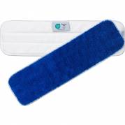 Micro Pro moppe, hvid, mikrofiber, 40 cm, med hook'n'loop