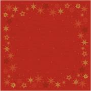 Stikdug, Dunicel, 84x84cm, r&Atilde;&cedil;d, airlaid *Denne vare tages ikke retur*