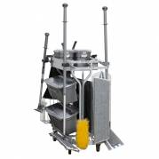 Reng&Atilde;&cedil;ringsvogn, Vikan Kompakt Plus, gr&Atilde;&yen;, 60 cm, til kontor, inkl. rekvisitter