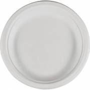 Fibertallerken, ABENA Gastro, &Oslash;17cm, hvid, sukkerr&oslash;r