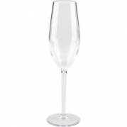 Champagneglas, ABENA Gastro, 23cm, &Oslash;5,8cm, 15 cl, 22 cl, klar, SAN, til flergangsbrug, 6 stk./pakke