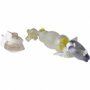 Genoplivningsballon, Laerdal, transparent, TPE, 2,1m slange, reservoirpose,  sp&aelig;dbarn, med transparent maske str. 1, engangs *Denne vare tages ikke retur*