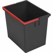 Inventarspand, Vileda Equipe, 25x34x30cm, 17 l, r&oslash;d, 70% genanvendt plast *Denne vare tages ikke retur*