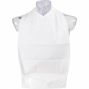 Spisestykke, ABENA Classic, 2-lags, 70x37cm, hvid, LDPE/papir/nyfiber, med bindeb&aring;nd, engangs