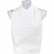Spisestykke, Finess, 2-lags, 70x37cm, hvid, LDPE/nyfiber, med bindeb&aring;nd, engangs