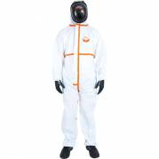 Beskyttelsesdragt, WeePro WeePro Max +, 2XL, hvid, elastik ved h&aelig;tte, ankler og talje, engangs *Denne vare tages ikke retur*