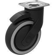 Hjul, Vileda Equipe, med bremse, &Oslash;125mm *Denne vare tages ikke retur*