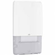 Dispenser, Tork H5, 10x37,9x64,5cm, hvid, plast, til h&aring;nkl&aelig;deark, automatisk
