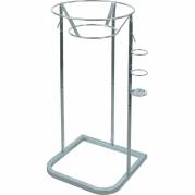 Affaldsstativ, ABENA, st&aring;l, galvaniseret st&aring;l, 240 l