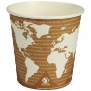 B&Atilde;&brvbar;ger, World Art, 11cm, &Atilde;&tilde;11,45cm, 710 ml, brun, PLA/pap, 24 oz