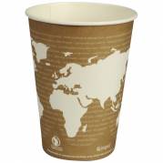 B&Atilde;&brvbar;ger, World Art, 14,7cm, &Atilde;&tilde;11,45cm, 940 ml, brun, PLA/pap, 32 oz