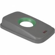 L&Atilde;&yen;g, Rotho Selecto, 49x29x9cm, gr&Atilde;&yen;, med gr&Atilde;&cedil;n rund &Atilde;&yen;bning