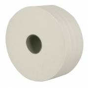 Jumborulle, ABENA Excellent, 2-lags, Midi, 380m x 9,2cm, &Atilde;&tilde;26cm, hvid, 100% nyfiber