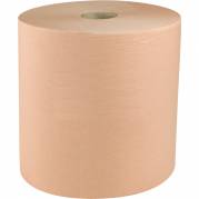 V&Atilde;&brvbar;rkstedsrulle, ABENA Care-Ness Classic, 1-lags, 780m x 32cm, &Atilde;&tilde;32,5cm, brun, 100% genbrugspapir