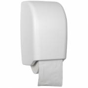 Dispenser, White Classic, 16,5x16x27cm, hvid, plast, til 2 ruller toiletpapir, system