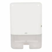 Dispenser, Tork H2, Midi, 10,2x30,2x44,4cm, hvid, plast, til h&Atilde;&yen;ndkl&Atilde;&brvbar;deark maks dybde 8,5 cm og maks bredde 21,5 cm 