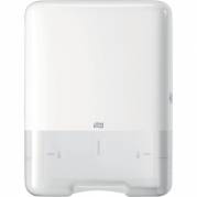 Dispenser, Tork H3, Midi, 13,6x33,3x43,9cm, hvid, plast, til h&Atilde;&yen;ndkl&Atilde;&brvbar;deark maks dybde 11,5 cm og maks bredde 25,5 cm