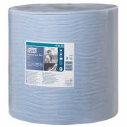 V&Atilde;&brvbar;rkstedsrulle, Tork W1, 2-lags, 510m x 36,9cm, &Atilde;&tilde;39cm, bl&Atilde;&yen;, blandingsfibre