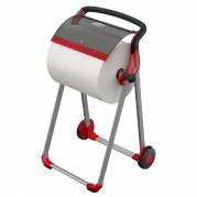 Gulvstativ, Tork W1, 53x64,6x100,6cm, r&Atilde;&cedil;d, metal/plast, til v&Atilde;&brvbar;rkstedsruller