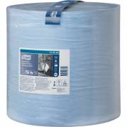 V&Atilde;&brvbar;rkstedsrulle, Tork W1, 3-lags, 255m x 36,9cm, &Atilde;&tilde;39cm, bl&Atilde;&yen;, 100% nyfiber