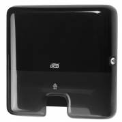 Dispenser, Tork H2, Mini, 10,1x30,2x29,5cm, sort, plast, til h&Atilde;&yen;ndkl&Atilde;&brvbar;deark med maks dybde 9 cm og maks bredde 21,5 cm *Denne vare tages ikke retur*