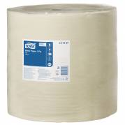 V&Atilde;&brvbar;rkstedsrulle, Tork W1, 1-lags, 1190m x 33cm, &Atilde;&tilde;38cm, gul, 100% genbrugspapir