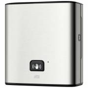 Dispenser, Tork H1, 20,4x34,5x37,3cm, gr&Atilde;&yen;, rustfrit st&Atilde;&yen;l, til h&Atilde;&yen;ndkl&Atilde;&brvbar;deruller *Denne vare tages ikke retur*