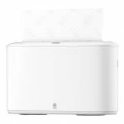 Dispenser, Tork H2, 11,6x32,3x21,8cm, hvid, plast, til h&Atilde;&yen;ndkl&Atilde;&brvbar;deark med maks dybde p&Atilde;&yen; 9 cm og maks bredde 22,5 cm *Denne vare tages ikke retur*