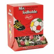 Slikkepind, Fodbold Mix, Display, 120 stk. *Denne vare tages ikke retur*