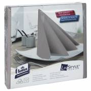 Middagsserviet, Tork Linstyle, 1/4 fold, 39x39cm, gr&Atilde;&yen;, nonwoven *Denne vare tages ikke retur*