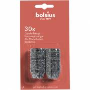 Lysmanchetter, Bolsius, s&oslash;lv, aluminium