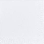 Kaffeserviet, Duni, 1-lags, 1/4 fold, 24x24cm, hvid, nyfiber