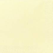 Middagsserviet, Duni, 3-lags, 1/4 fold, 40x40cm, buttermilk, nyfiber *Denne vare tages ikke retur*