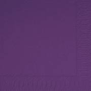 Frokostserviet, Duni, 2-lags, 1/4 fold, 33x33cm, plum, nyfiber *Denne vare tages ikke retur*