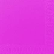 Frokostserviet, Duni, 2-lags, 1/4 fold, 33x33cm, fuchsia, nyfiber *Denne vare tages ikke retur*