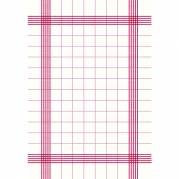 Middagsserviet, Towel, 54x38cm, r&Atilde;&cedil;d, airlaid, ternet *Denne vare tages ikke retur*