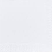 Frokostserviet, Duni, 2-lags, 1/4 fold, 33x33cm, hvid, nyfiber *Denne vare tages ikke retur*