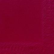 Kaffeserviet, Duni, 3-lags, 1/4 fold, 24x24cm, bordeaux, nyfiber *Denne vare tages ikke retur*