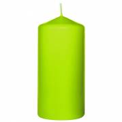 Bloklys, Duni, 10cm, &Atilde;&tilde;5cm, kiwi, 20 timer, paraffin *Denne vare tages ikke retur*