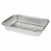 Aluminiumsbakke, ABENA Cater-Line, 19,1x13,9x3,2cm, 610 ml, aluminium, 610 ml, rektangul&Atilde;&brvbar;r